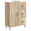 Sideboard Sonoma-eg 66 x 34,5 x 89,5 cm Konstrueret træ