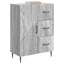 Sideboard Grå sonoma-eg 66 x 34,5 x 89,5 cm Konstrueret træ