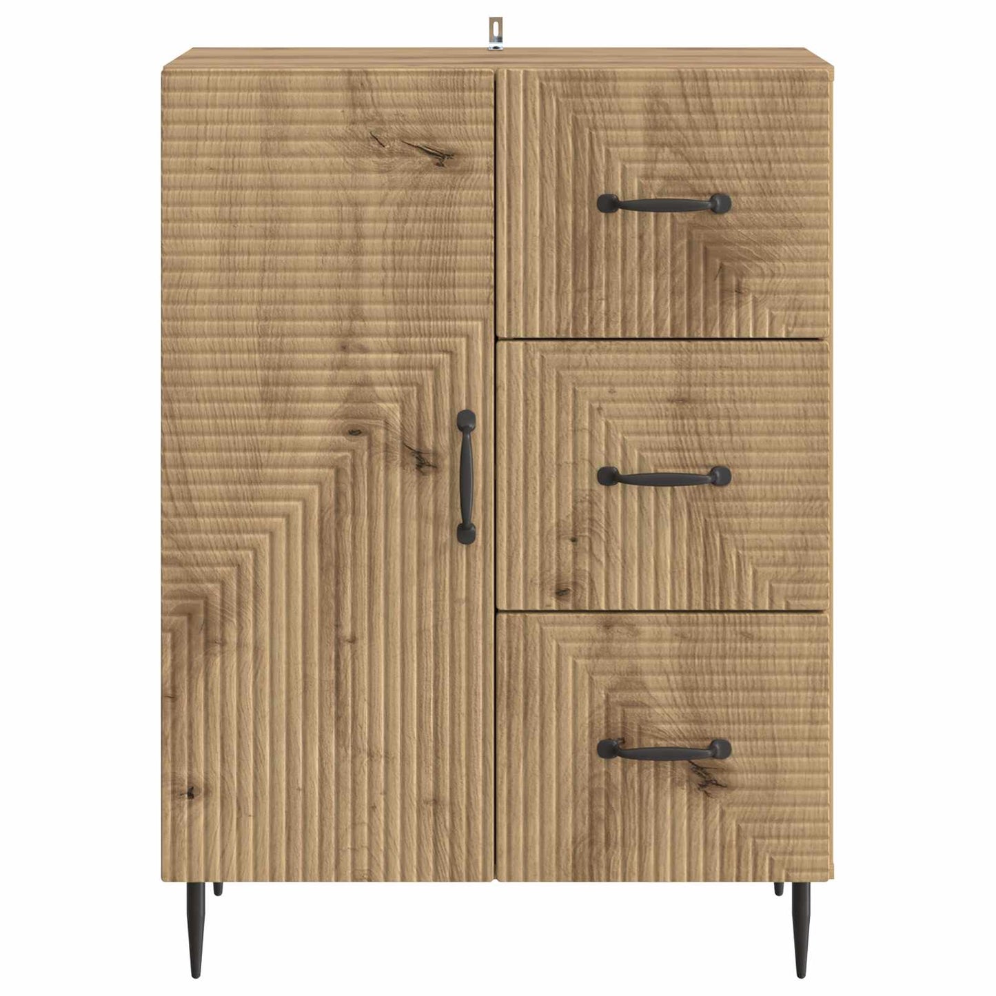 Sideboard Artisan-eg 66 x 34,5 x 89,5 cm Konstrueret træ