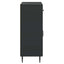 Sideboard med skuffe Sort 66 x 34,5 x 89,5 cm Konstrueret træ