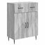 Sideboard Grå sonoma-eg 66 x 34,5 x 89,5 cm Konstrueret træ