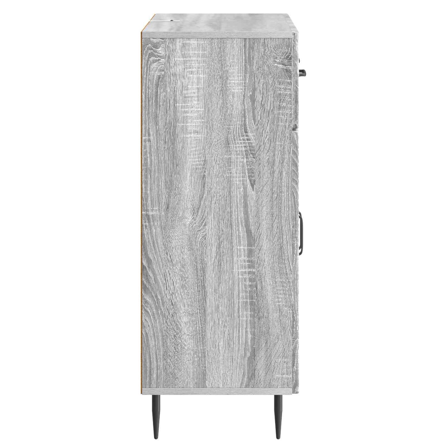 Sideboard Grå sonoma-eg 66 x 34,5 x 89,5 cm Konstrueret træ