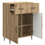 Sideboard Artisan-eg 66 x 34,5 x 89,5 cm Konstrueret træ