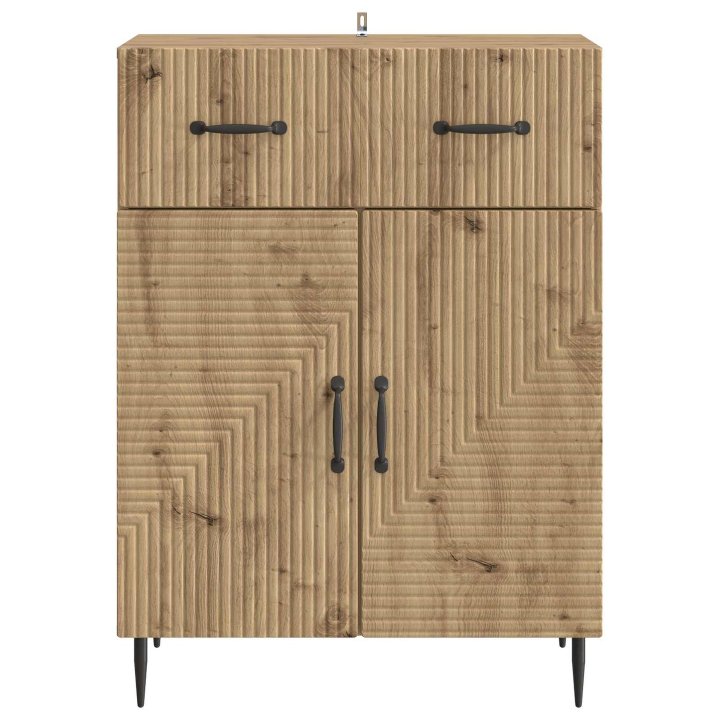 Sideboard Artisan-eg 66 x 34,5 x 89,5 cm Konstrueret træ