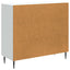 Sideboard Hvid 89 x 34,5 x 80 cm Konstrueret træ
