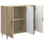 Sideboard Sonoma-eg 89 x 34,5 x 80 cm Konstrueret træ
