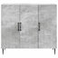 Sideboard Betongrå 89 x 34,5 x 80 cm Konstrueret træ