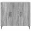 Sideboard Grå sonoma-eg 89 x 34,5 x 80 cm Konstrueret træ