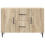 Sideboard Sonoma-eg 89 x 34,5 x 60 cm Konstrueret træ