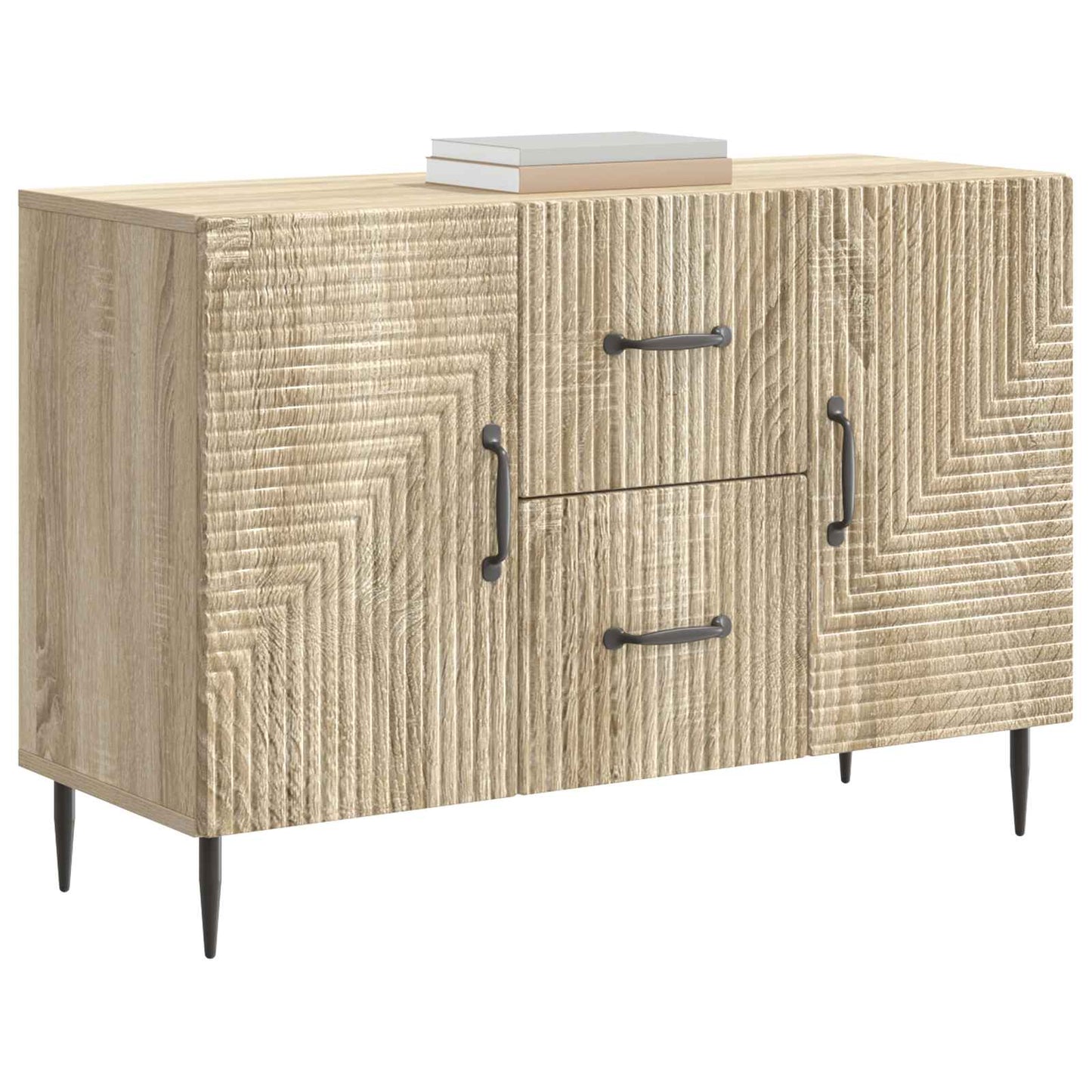 Sideboard Sonoma-eg 89 x 34,5 x 60 cm Konstrueret træ