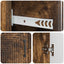 Sideboard med skuffe Røget eg 89 x 34,5 x 60 cm Konstrueret træ