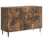 Sideboard med skuffe Røget eg 89 x 34,5 x 60 cm Konstrueret træ