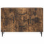 Sideboard med skuffe Røget eg 89 x 34,5 x 60 cm Konstrueret træ