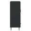 Sideboard med skuffe Sort 66 x 34,5 x 95 cm Konstrueret træ