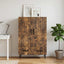 Sideboard med skuffe Røget eg 66 x 34,5 x 95 cm Konstrueret træ