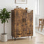 Sideboard med skuffe Røget eg 66 x 34,5 x 95 cm Konstrueret træ