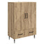 Sideboard Artisan-eg 66 x 34,5 x 95 cm Konstrueret træ