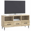 TV-skab med skuffe Sonoma-eg 102 x 34,5 x 50 cm Konstrueret træ