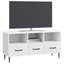 TV-skab Hvid højglans 102 x 34,5 x 50 cm Konstrueret træ