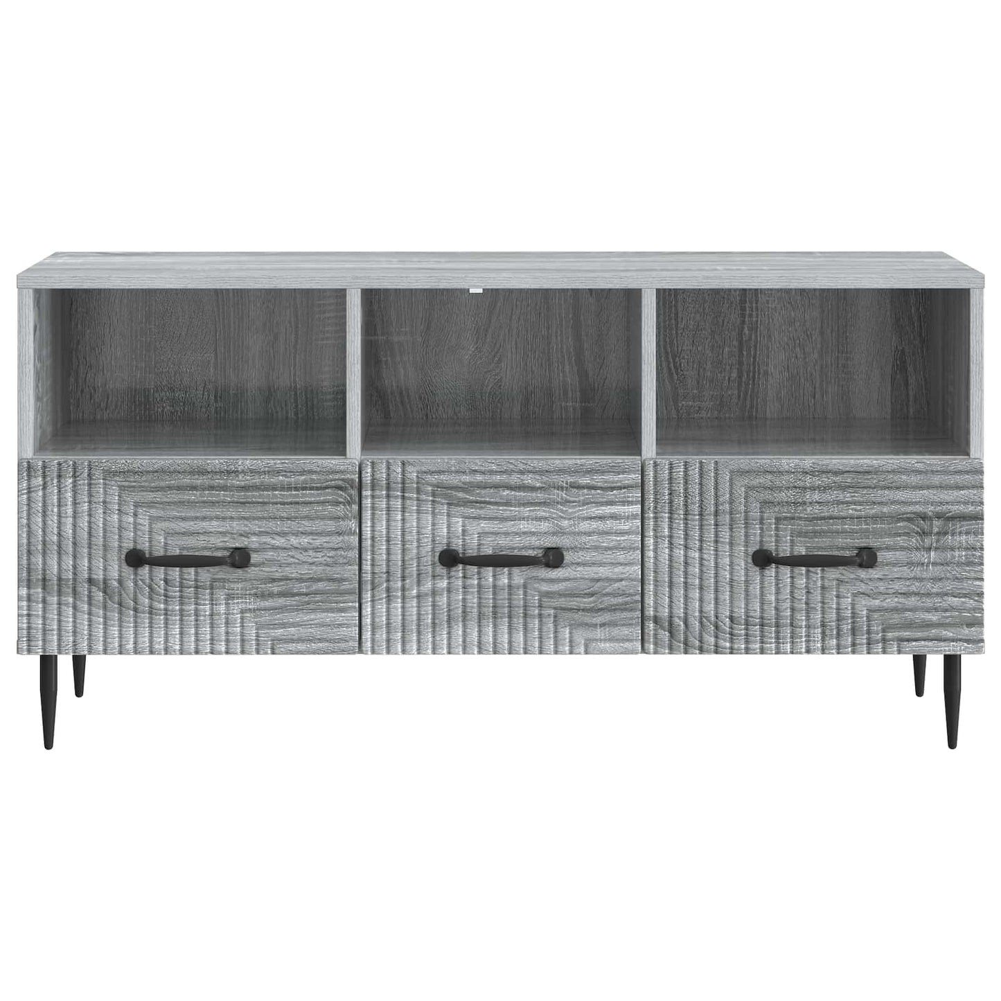 TV-skab Grå sonoma-eg 102 x 34,5 x 50 cm Konstrueret træ