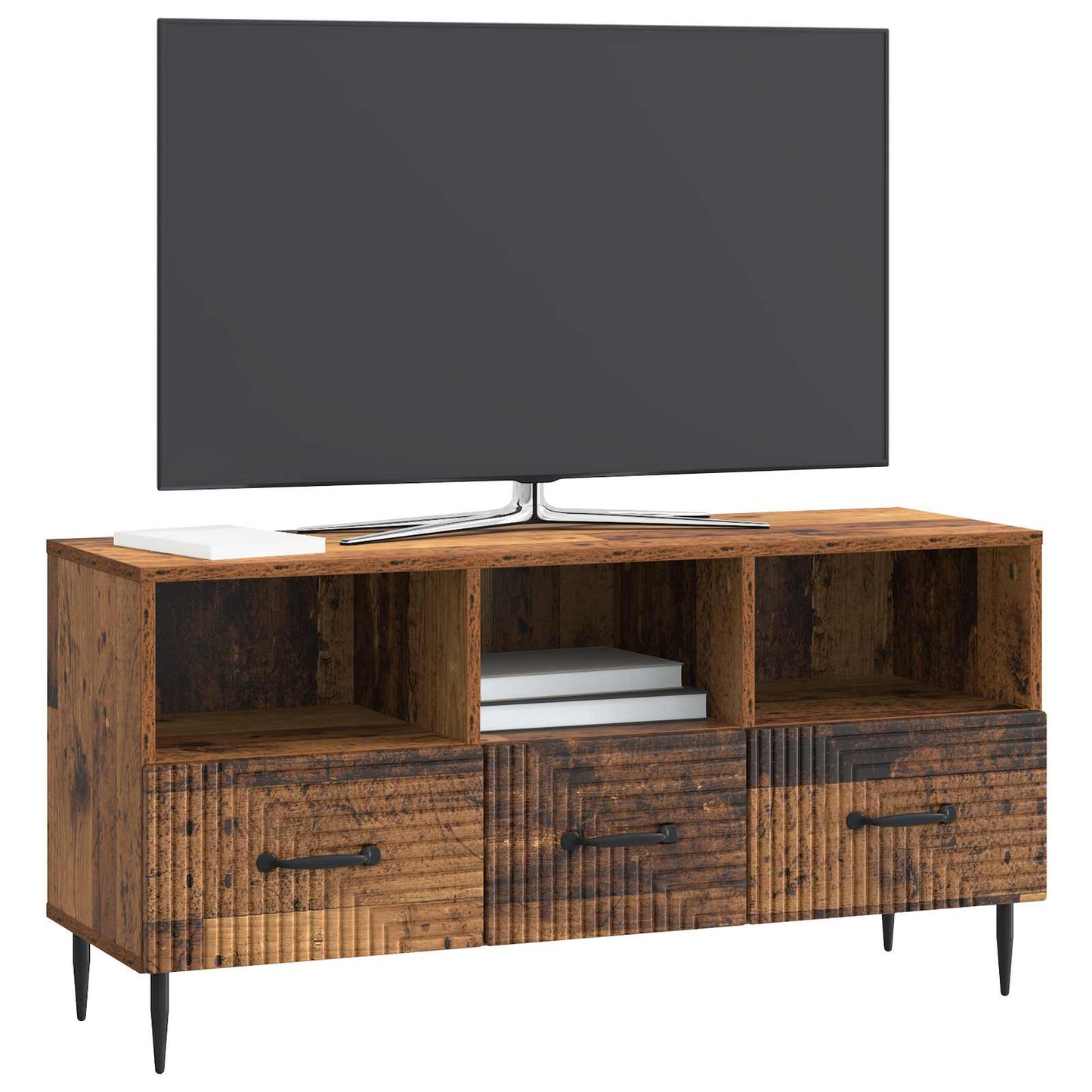 TV-skab Gammelt træ 102 x 34,5 x 50 cm Konstrueret træ