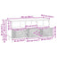 TV-skab Gammelt træ 102 x 34,5 x 50 cm Konstrueret træ