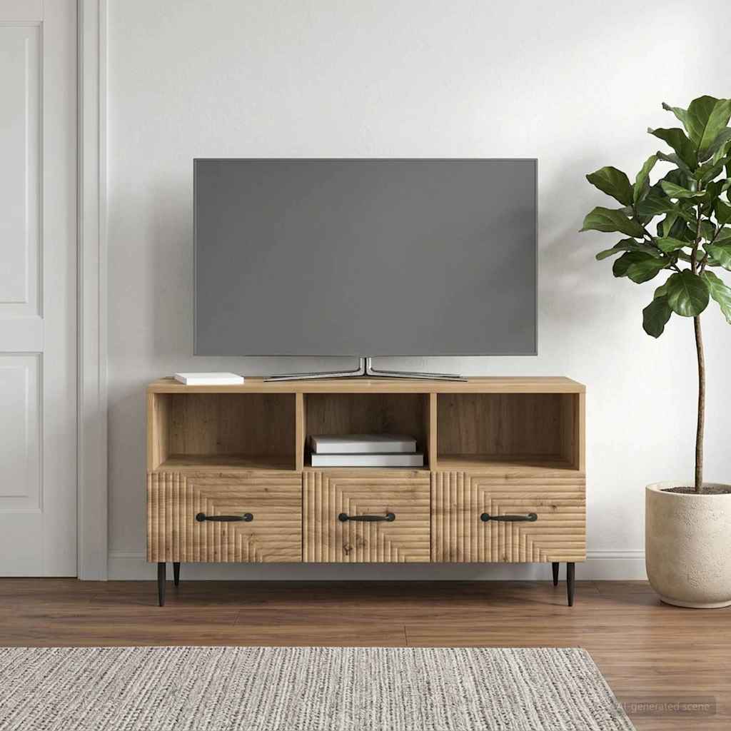 TV-skab Artisan-eg 102 x 34,5 x 50 cm Konstrueret træ