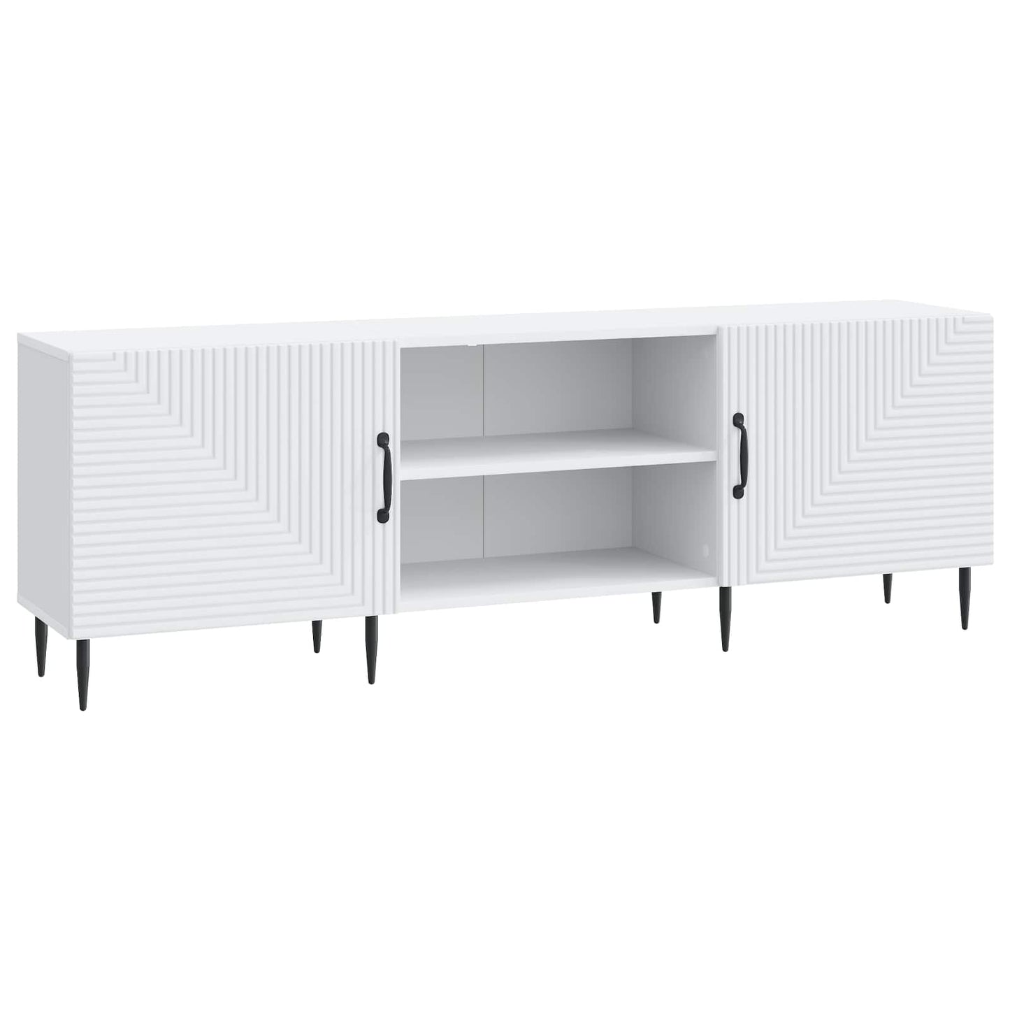 TV-skab Hvid 150 x 31 x 50 cm Konstrueret træ