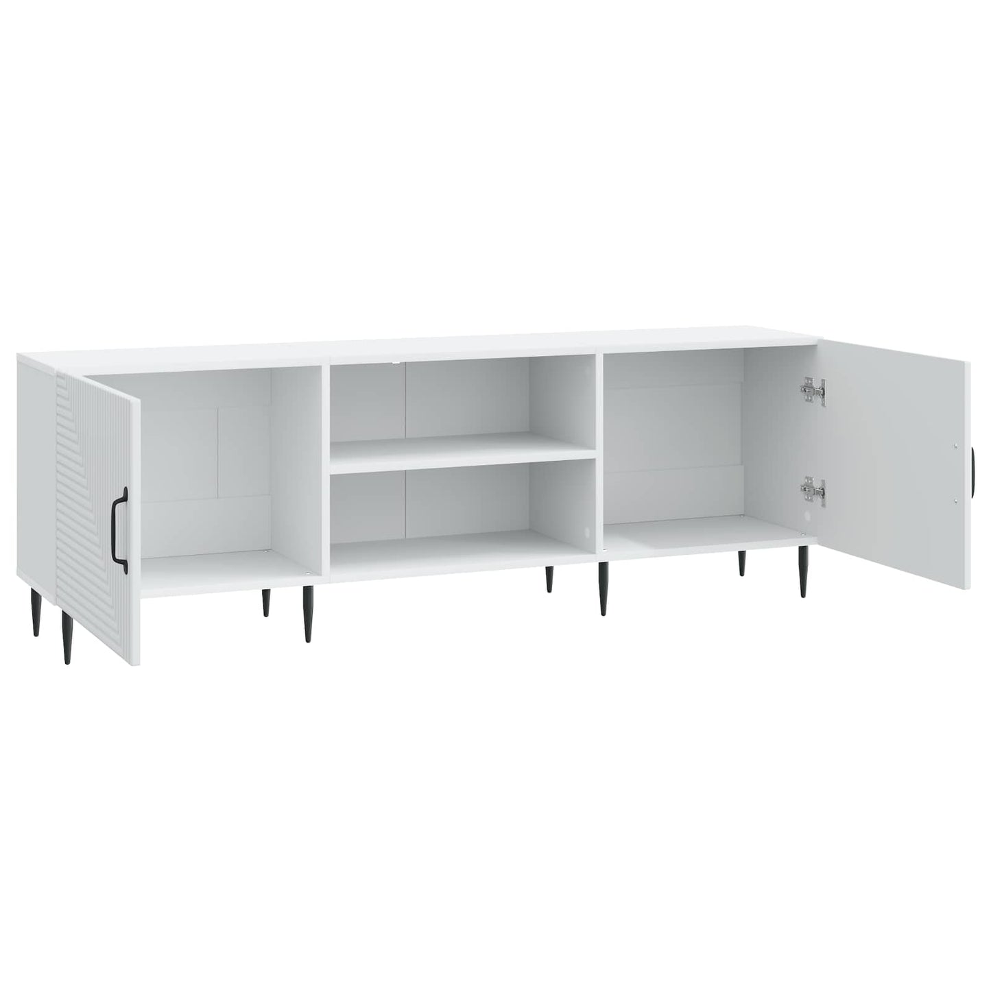 TV-skab Hvid 150 x 31 x 50 cm Konstrueret træ