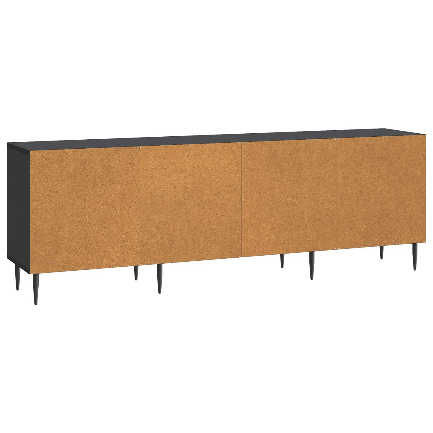 TV-skab Sort 150 x 31 x 50 cm Konstrueret træ