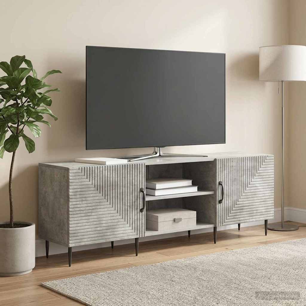 TV-skab Betongrå 150 x 31 x 50 cm Konstrueret træ