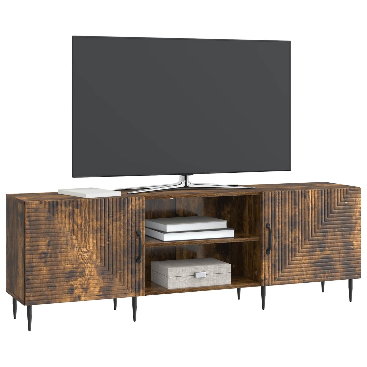 TV-skab Røget eg 150 x 31 x 50 cm Konstrueret træ