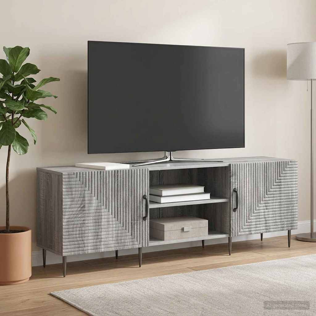 TV-skab Grå sonoma-eg 150 x 31 x 50 cm Konstrueret træ