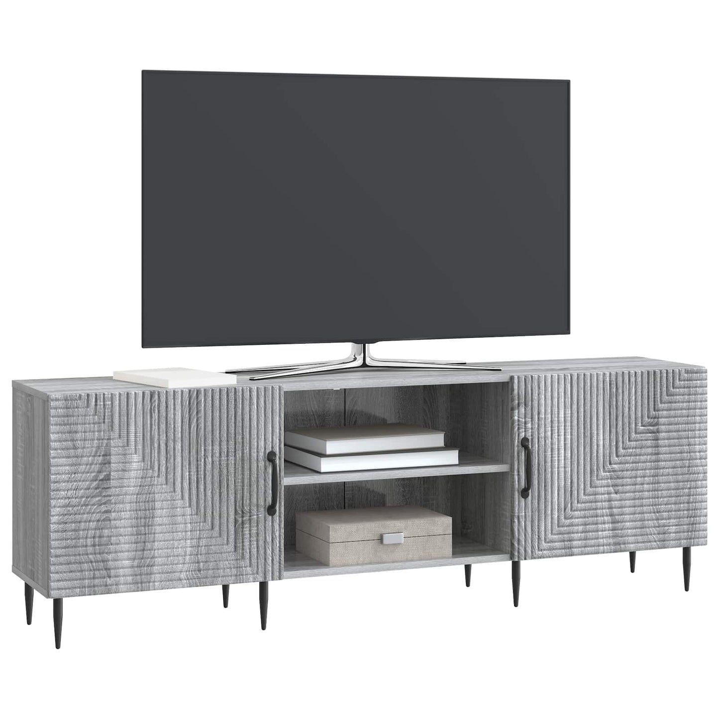 TV-skab Grå sonoma-eg 150 x 31 x 50 cm Konstrueret træ