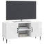 TV-skab Hvid højglans 102 x 34,5 x 50 cm Konstrueret træ