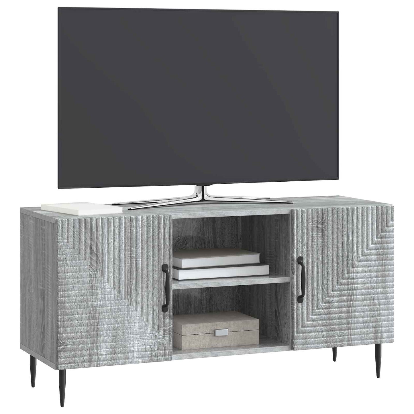 TV-skab Grå sonoma-eg 102 x 34,5 x 50 cm Konstrueret træ