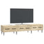 TV-skab med skuffe Sonoma-eg 147 x 34,5 x 30 cm Konstrueret træ
