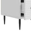 TV-skab Hvid højglans 147 x 34,5 x 30 cm Konstrueret træ
