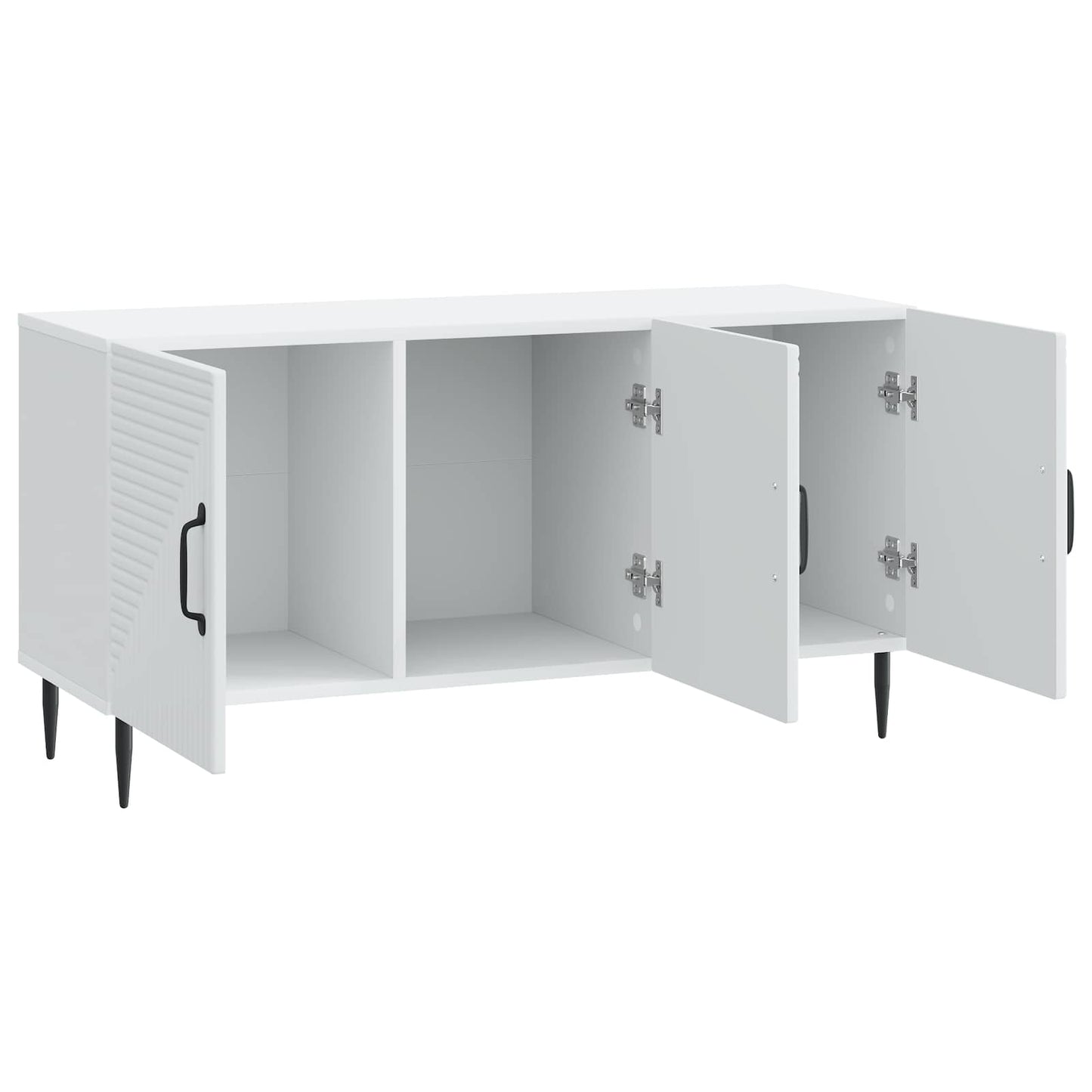 TV-skab Hvid 99 x 34,5 x 50 cm Konstrueret træ