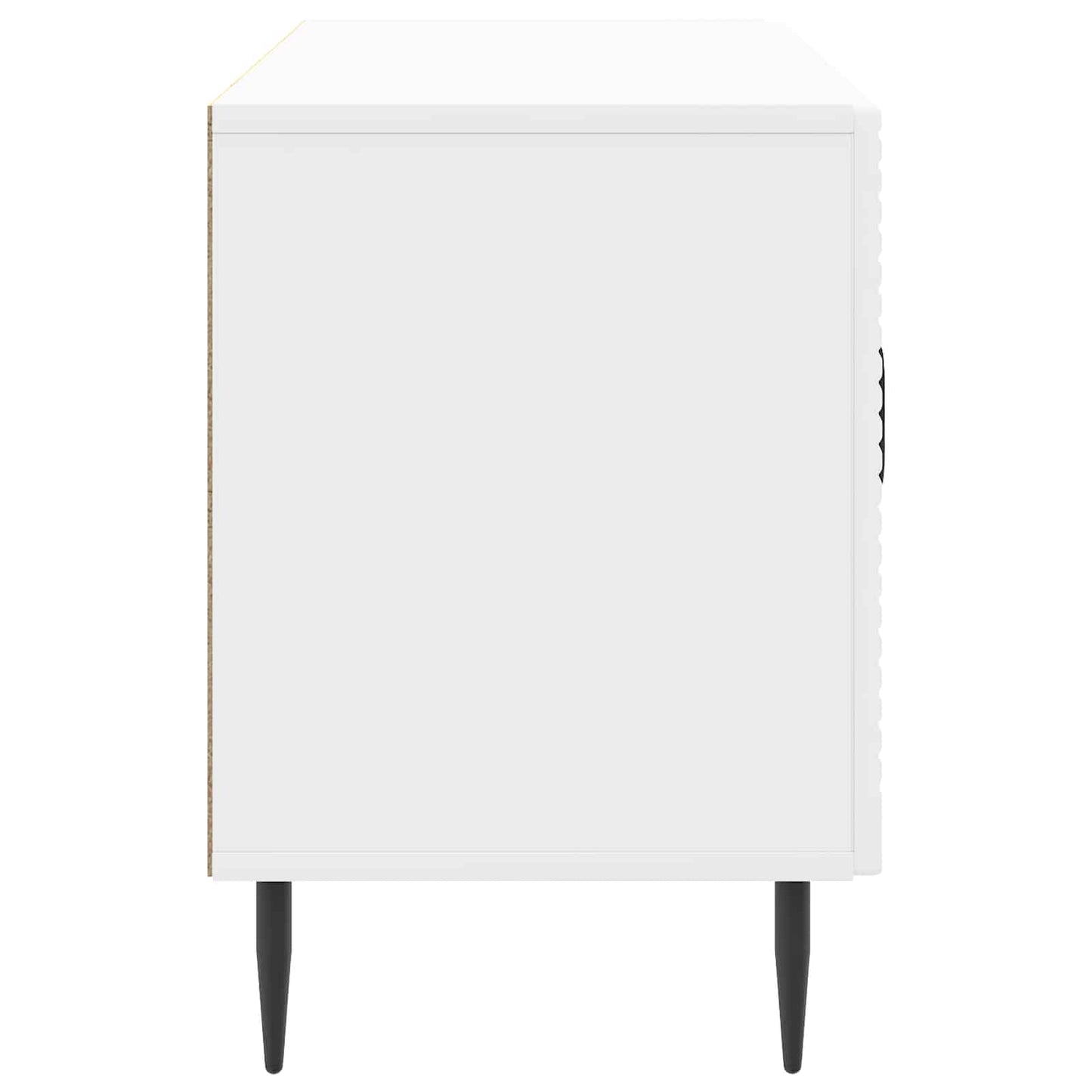 TV-skab Hvid højglans 99 x 34,5 x 50 cm Konstrueret træ