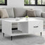 Sofabord Hvid 90 x 50 x 40 cm Konstrueret træ