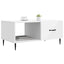 Sofabord Hvid 90 x 50 x 40 cm Konstrueret træ