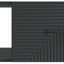 Sofabord Sort 90 x 50 x 40 cm Konstrueret træ