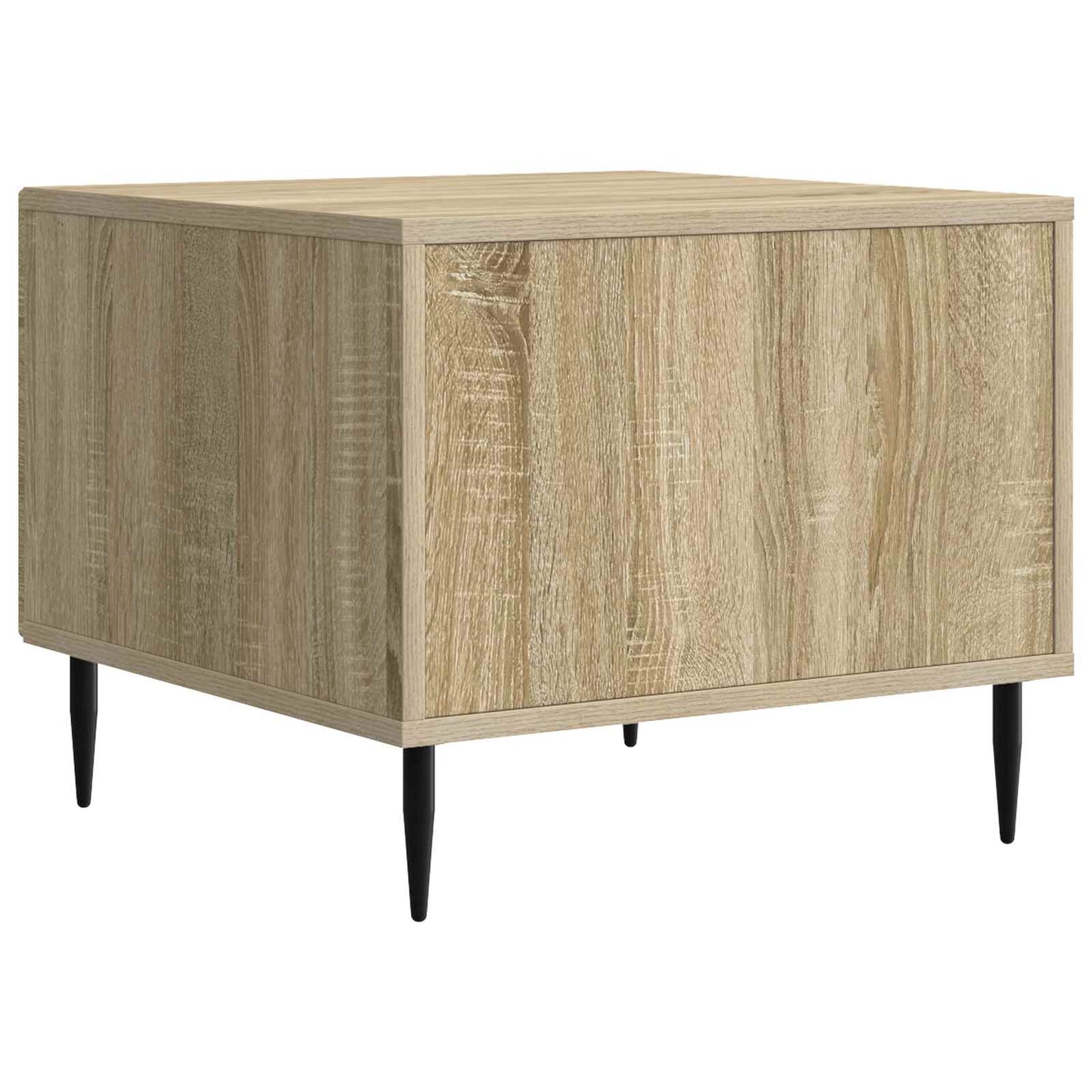 Sofabord med skuffe Sonoma-eg 49 x 50 x 40 cm Konstrueret træ