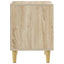 Sengebord Sonoma-eg 43 x 34,5 x 48 cm Konstrueret træ