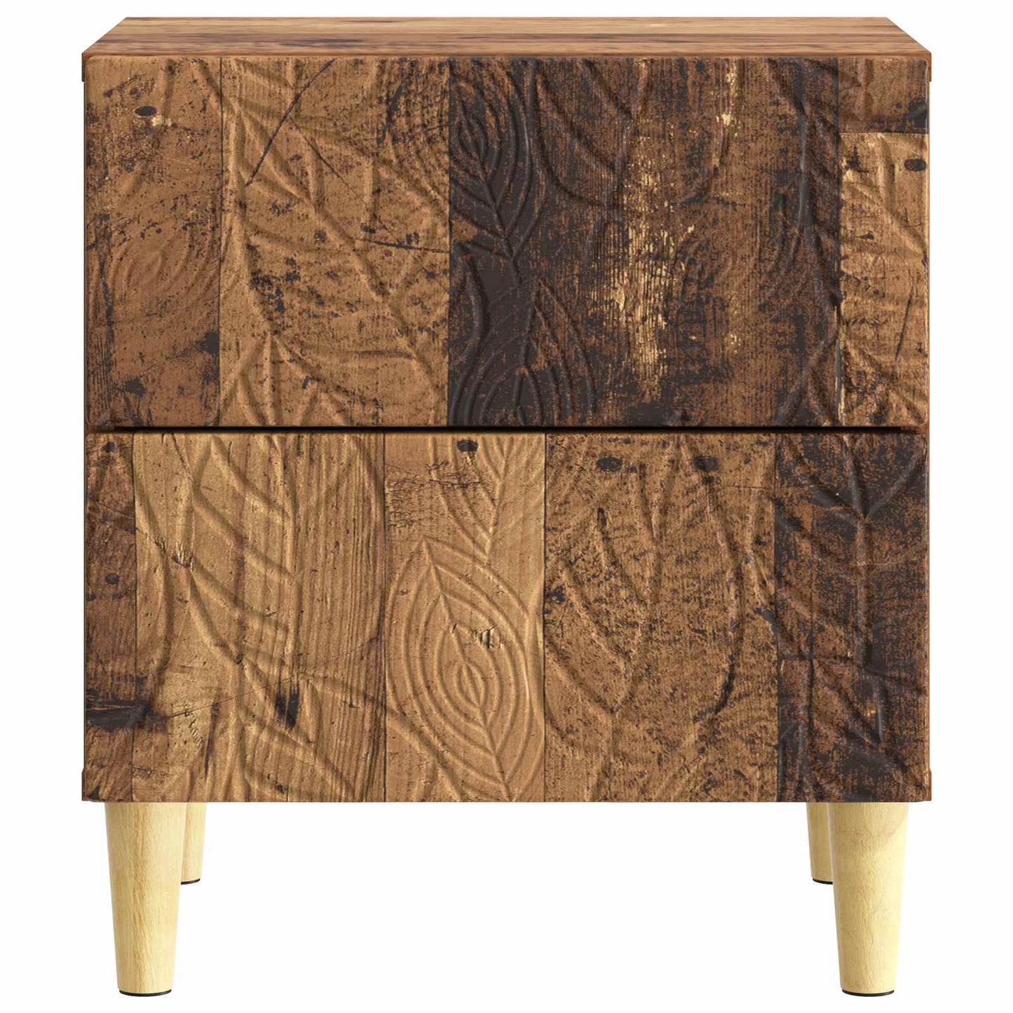 Sengebord Gammelt træ 43 x 34,5 x 48 cm Konstrueret træ