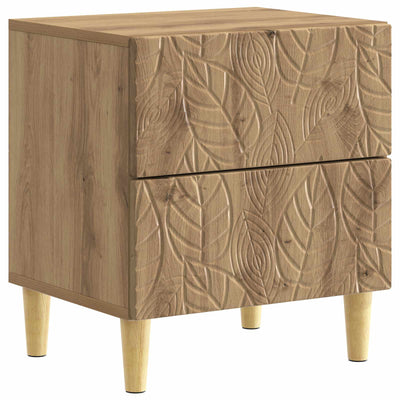 Sengebord Artisan-eg 43 x 34,5 x 48 cm Konstrueret træ