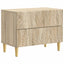 Sengebord Sonoma-eg 62 x 34,5 x 48 cm Konstrueret træ