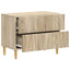 Sengebord Sonoma-eg 62 x 34,5 x 48 cm Konstrueret træ