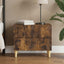 Sengebord Røget eg 62 x 34,5 x 48 cm Konstrueret træ